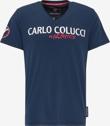 Carlo Colucci Shirt 'Conte' in Blauw: voorkant