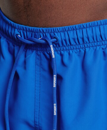 Superdry Zwemshorts in Blauw