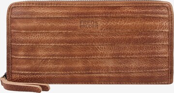 FREDsBRUDER Wallet in Brown: front