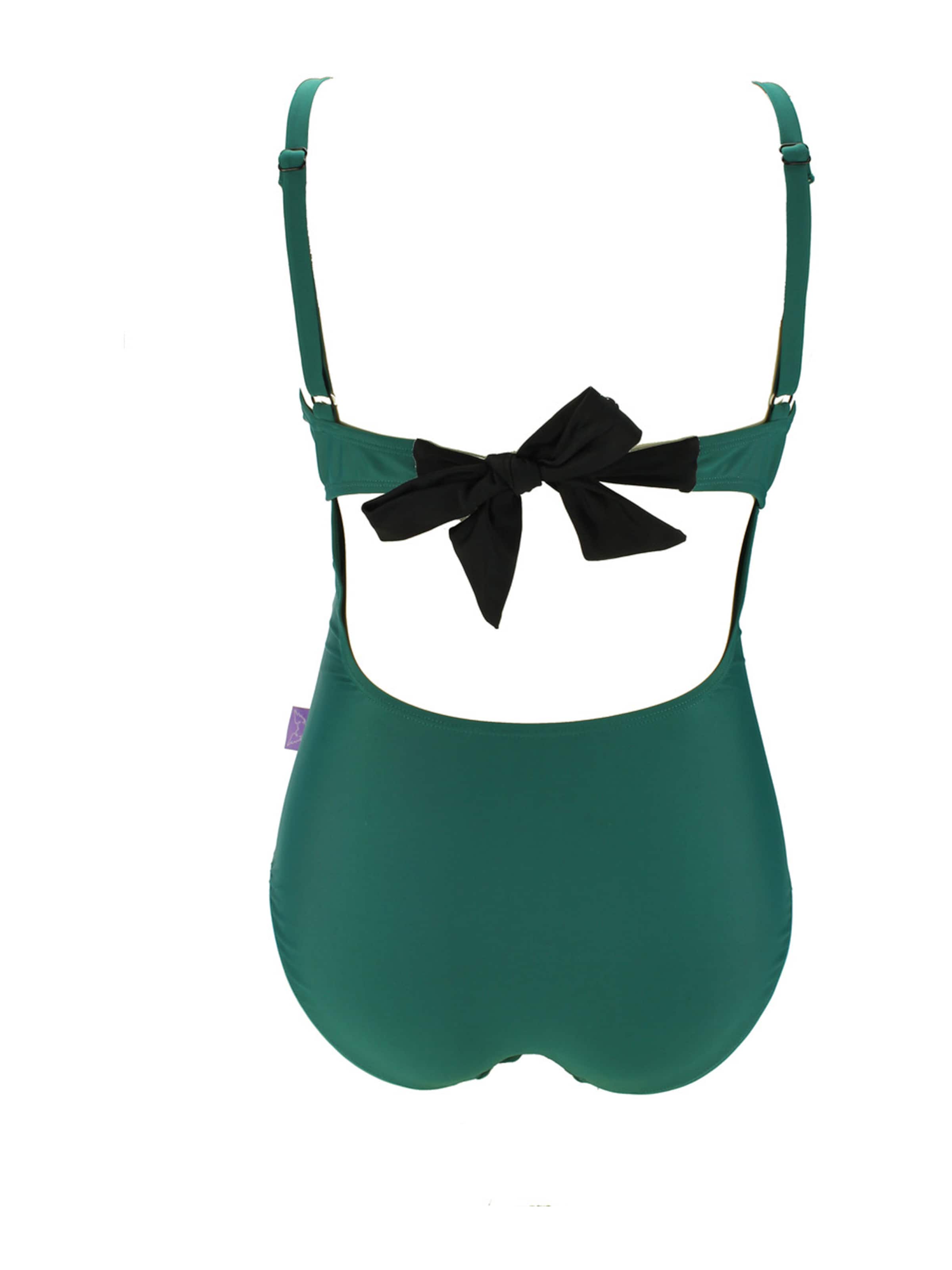 Invisible Maillot de bain 'Amandine' petit amour en vert