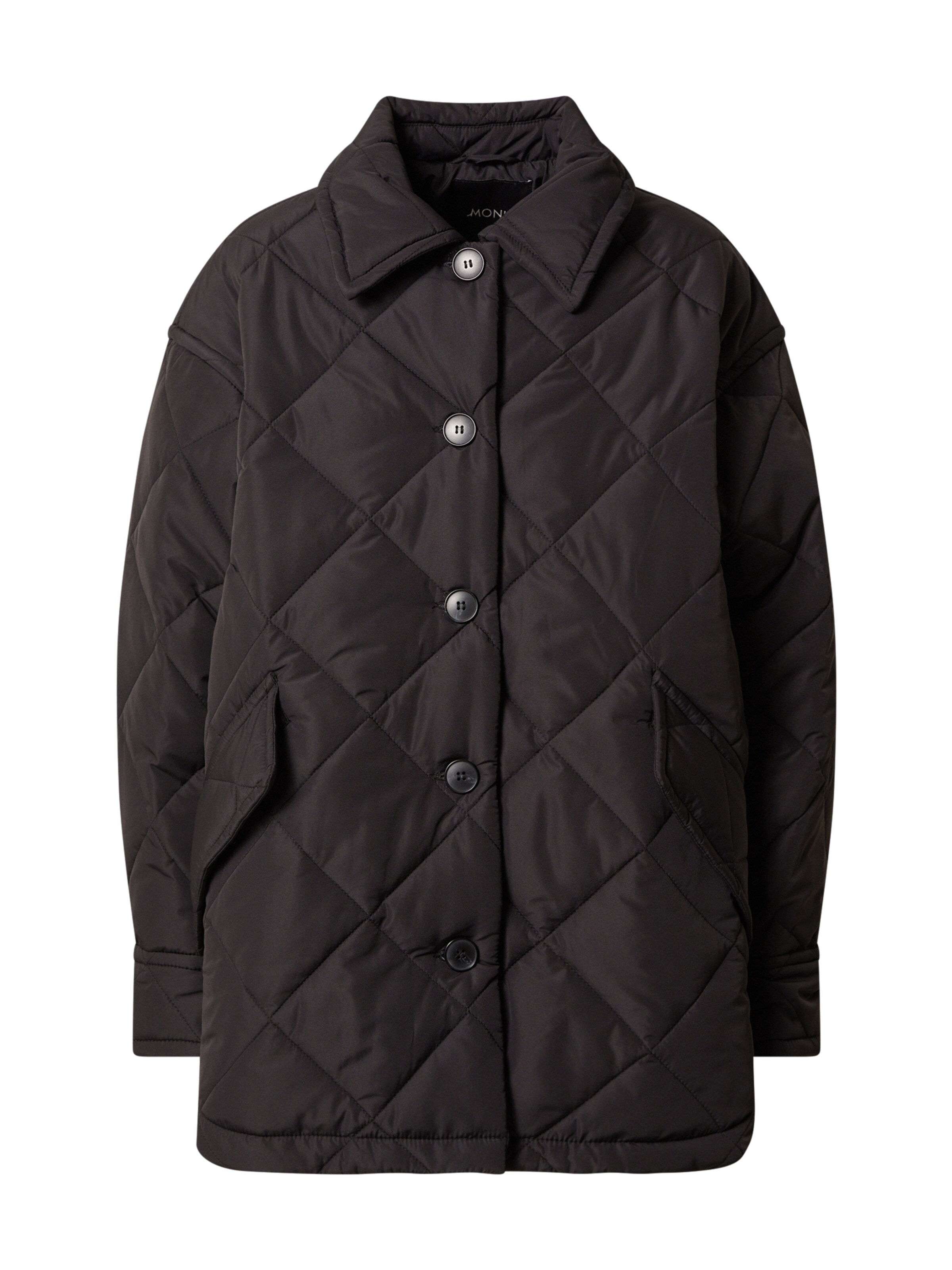 Frauen Jacken Monki Jacke 'Andrea' in Schwarz - MU27371 Frauen Jacken Monki Jacke 'Andrea' in Schwarz - MU27371
