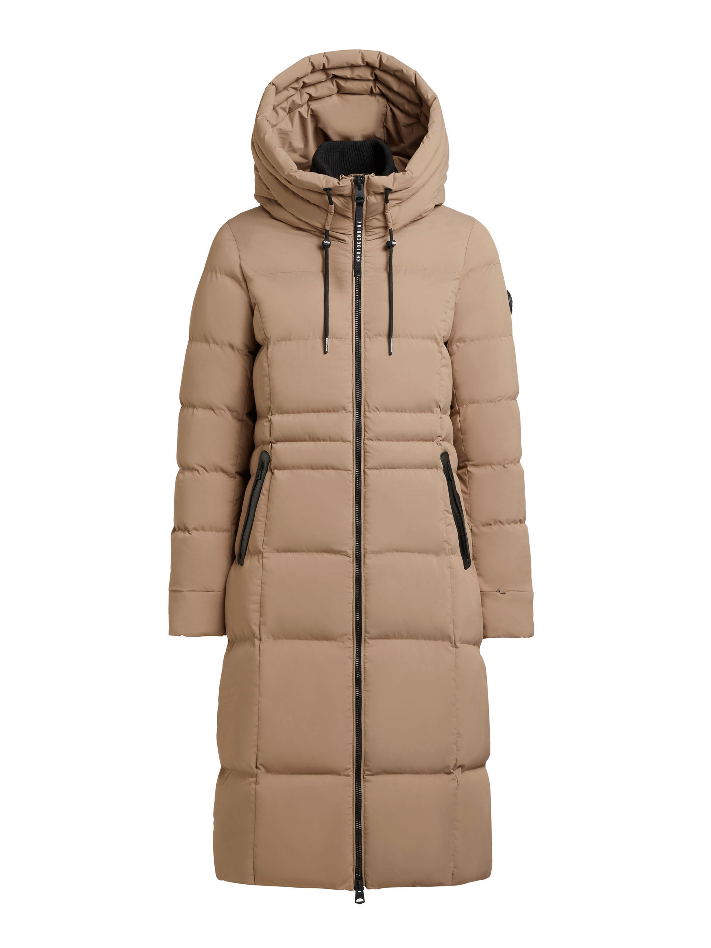 khujo Wintermantel 'Enakh' in Bruin: voorkant