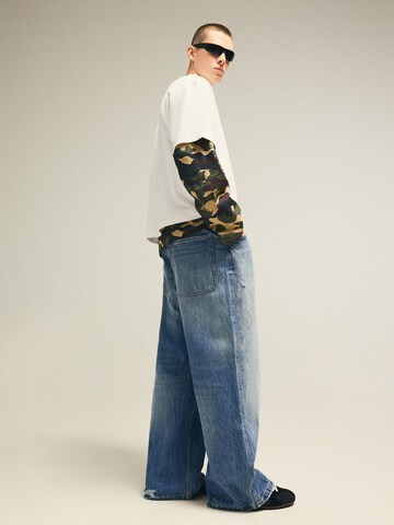 Baggy Jean Bershka en bleu
