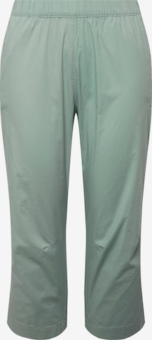 Ulla Popken Trousers in Green: front