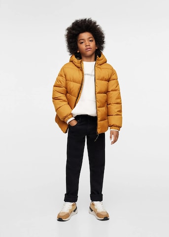 MANGO KIDS Winterjacke 'AMERICA3' in Gelb