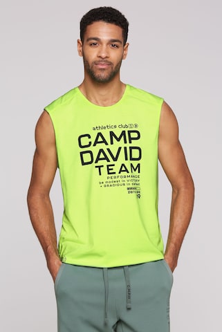 CAMP DAVID - Camisa em amarelo: frente