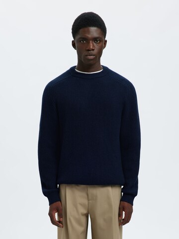 Pullover di SELECTED in blu: frontale