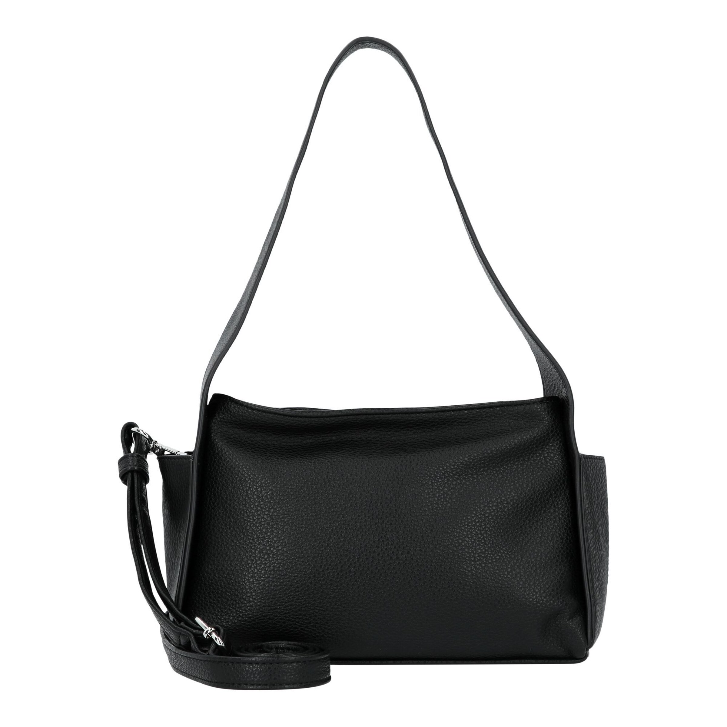 TOM TAILOR Shoulder Bag 'Rowan' in Black: front