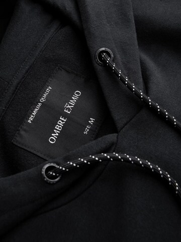 Ombre Sweatshirt in Zwart