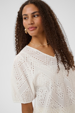 Cream Blouse in White