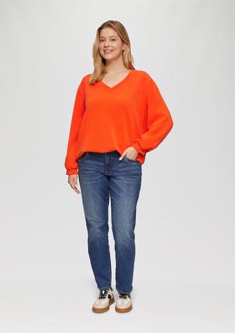 s.Oliver Sweatshirt in Orange