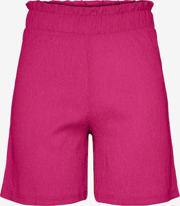 PIECES Regular Trousers 'LUNA' in Pink: front