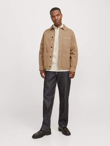Comfort fit Camicia di JACK & JONES in beige