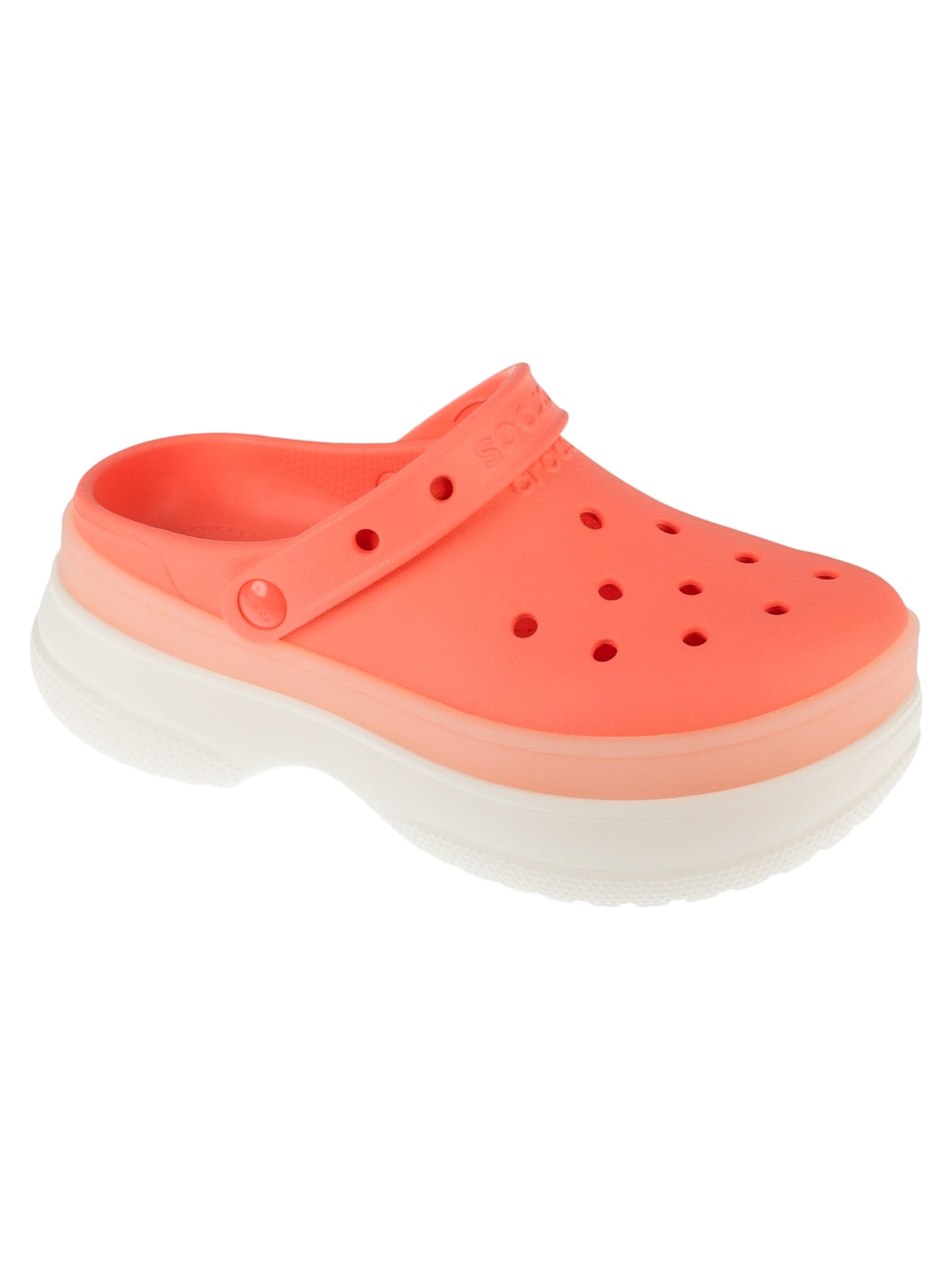 Crocs Clogs 'Classic Frosted Stacked Clog'‌‌‌‌ in Pink: Vorderseite