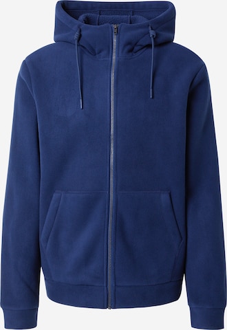 BLEND - Casaco de velo em azul: frente