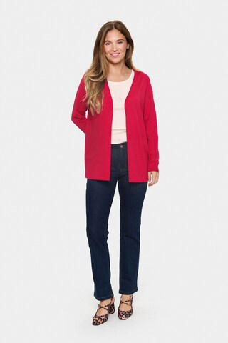 SAINT TROPEZ Gebreid vest 'KilaSZ' in Roze