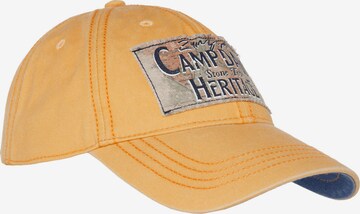 CAMP DAVID Athletic Cap in Orange: front