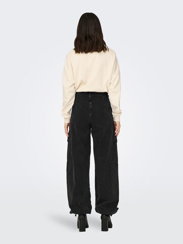 ONLY Tapered Cargo farmer 'Pernille' - fekete