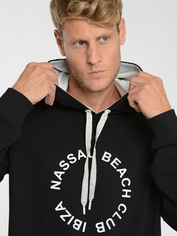 NASSAU Beach Club Sweatshirt ' NB22009 ' in Zwart
