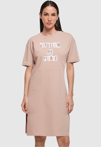 Merchcode Dress 'Please' in Pink: front