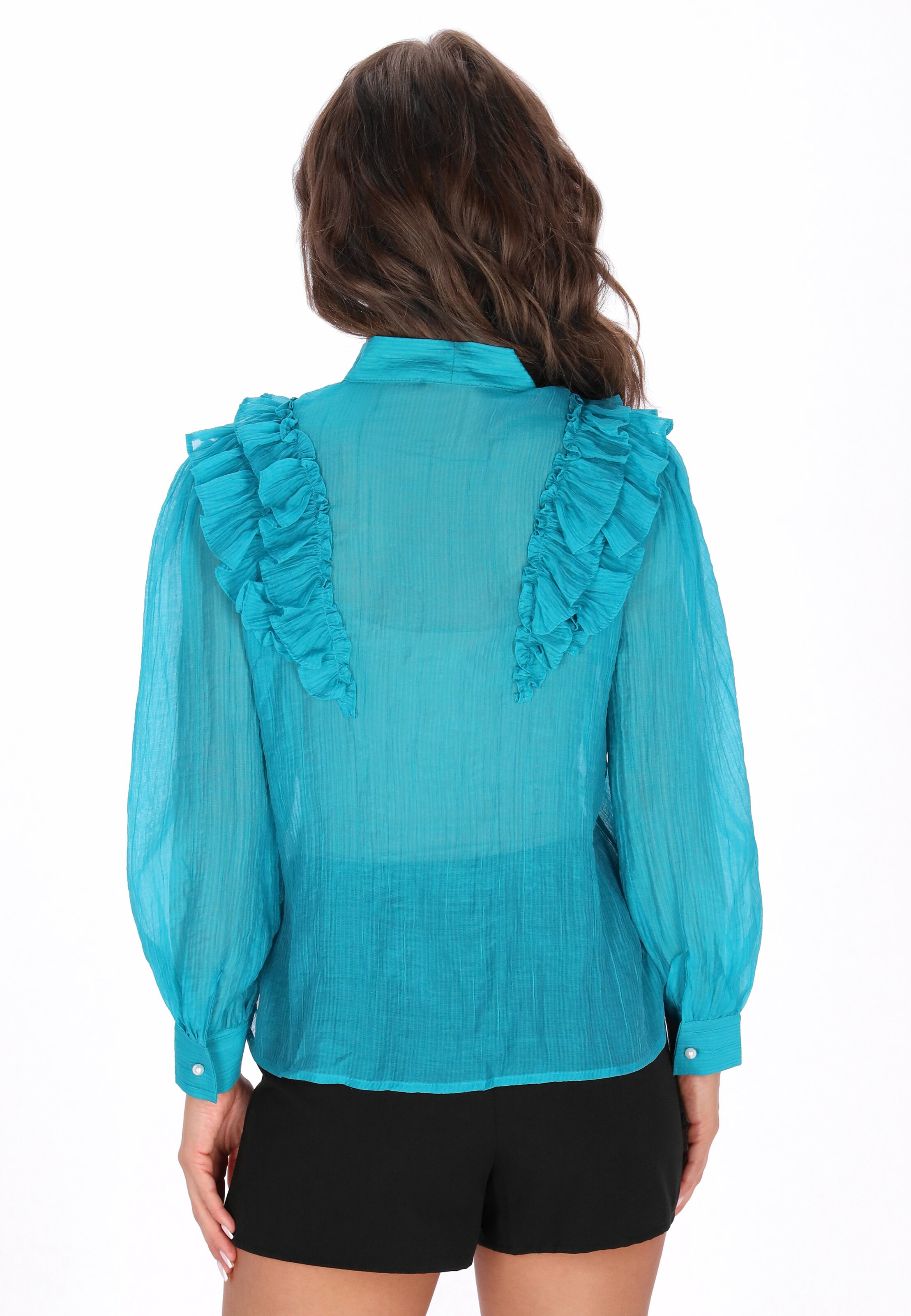 faina - Blusa em azul
