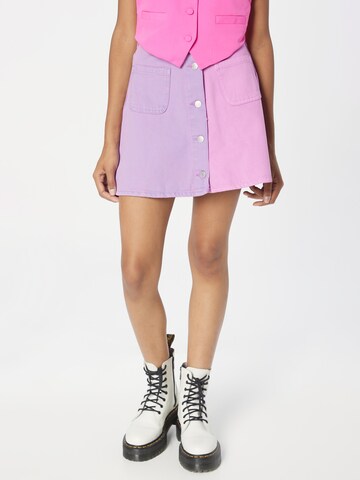 Monki Skirt in Purple: front