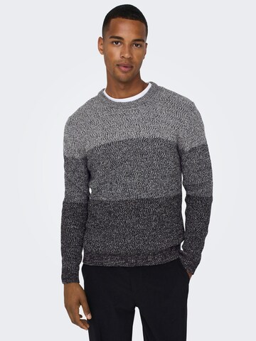 Only & Sons Sweater 'Ben' in Black