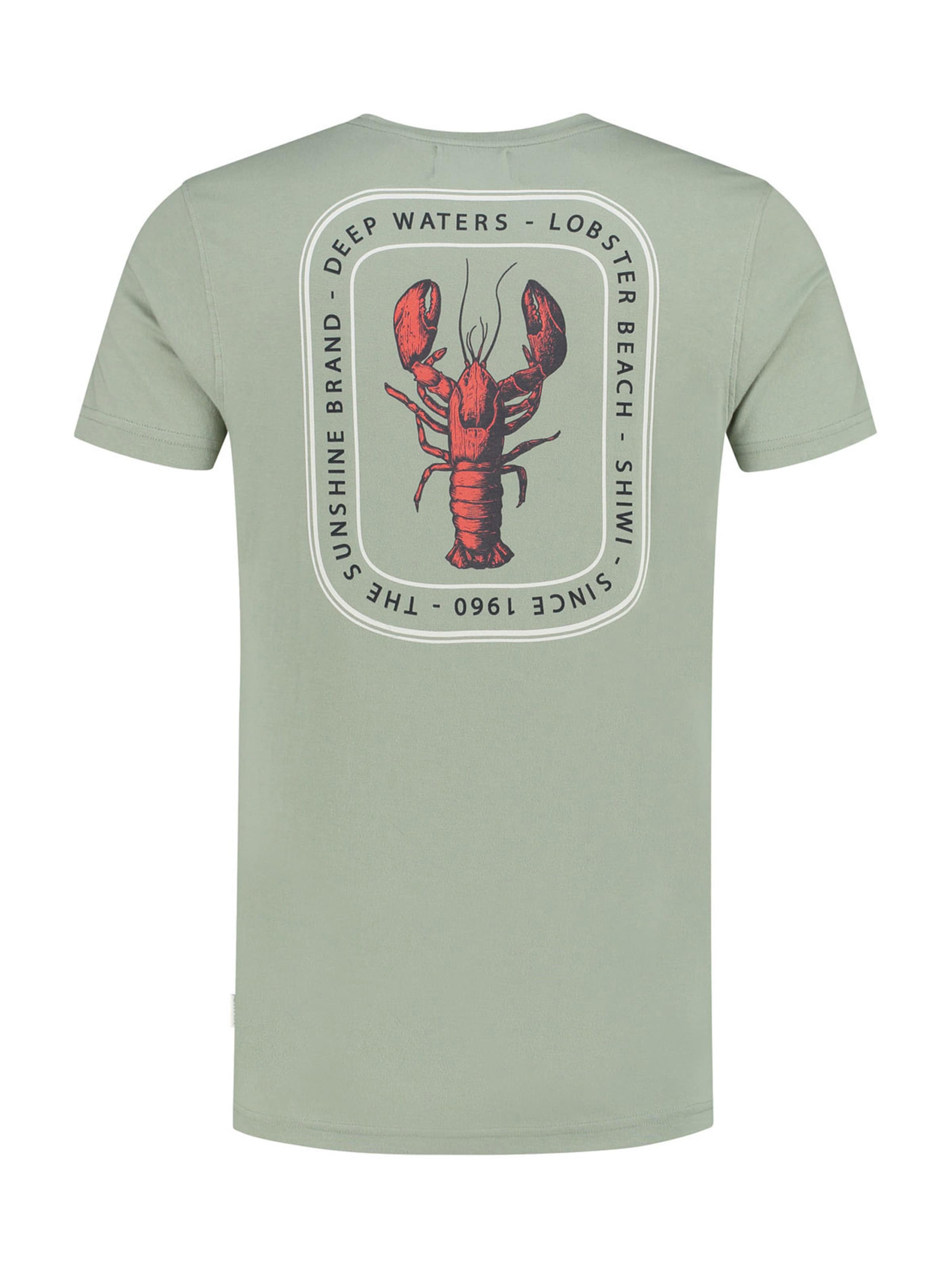 T-Shirt Lobster Beach Shiwi en Vert Pastel 