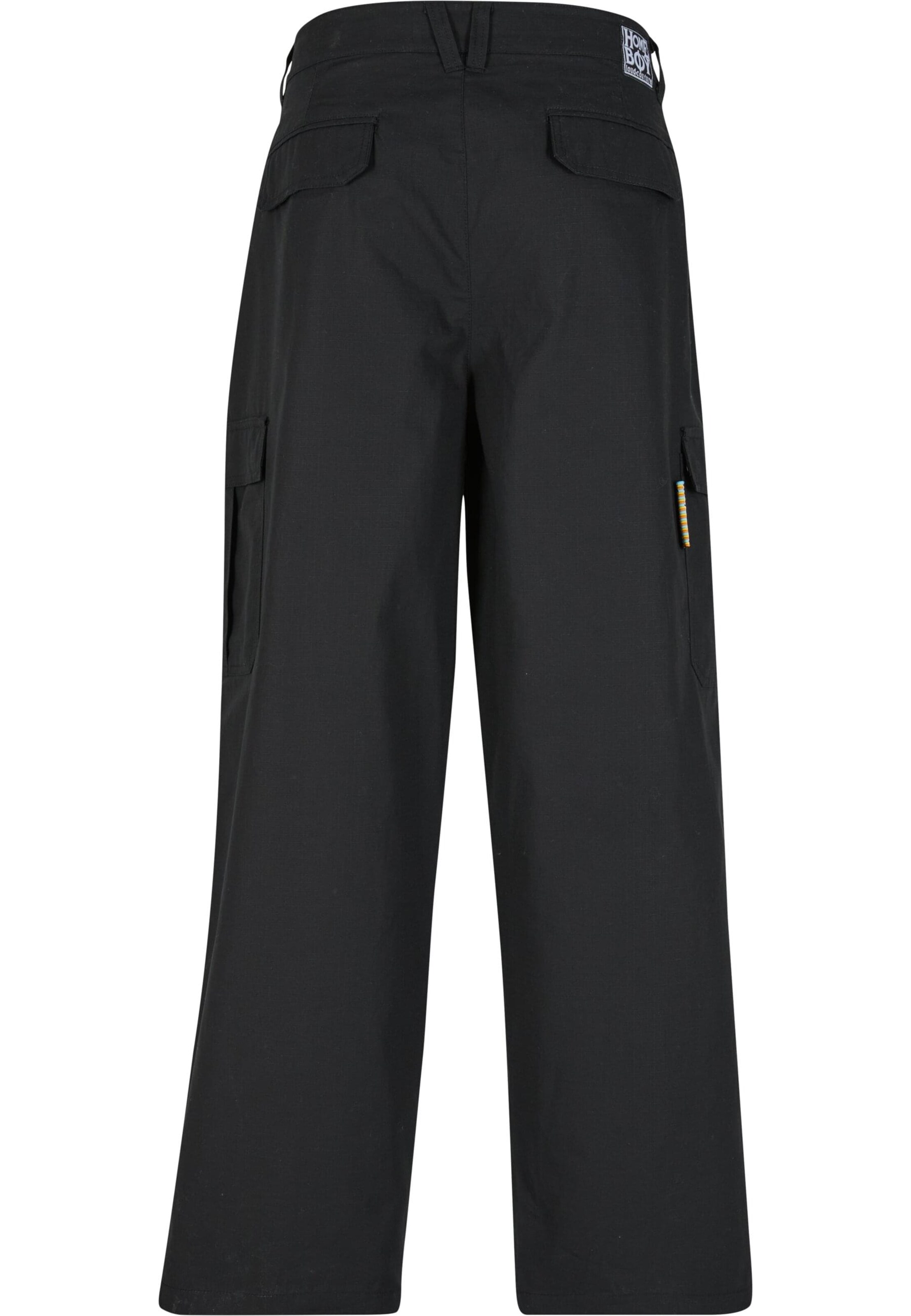 HOMEBOY Loose fit Cargo trousers in Black
