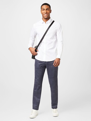 Slim fit Camicia 'Tessuto' di ARMANI EXCHANGE in bianco