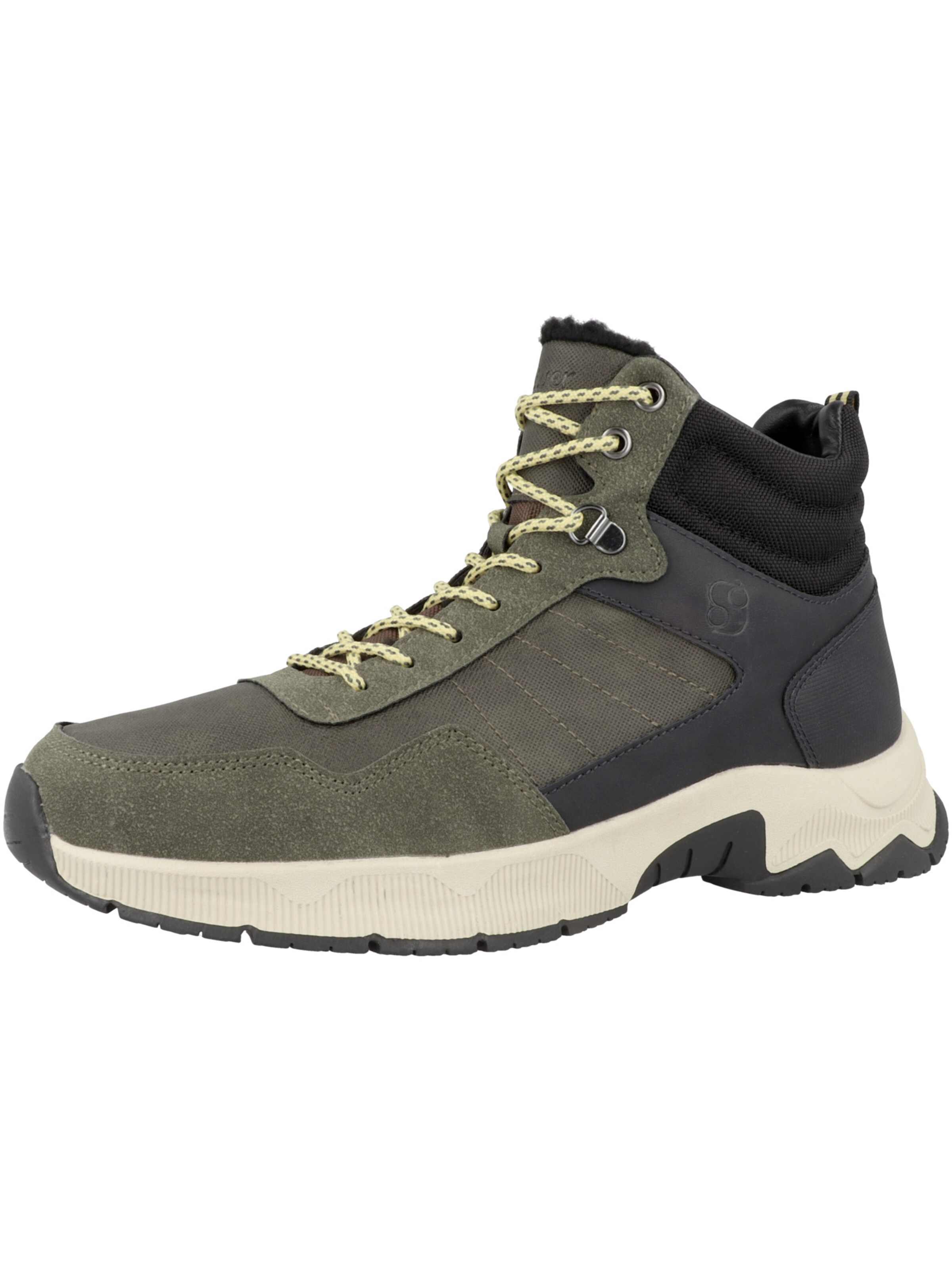 s.Oliver Veterboots in Grijs, Donkergroen | ABOUT YOU