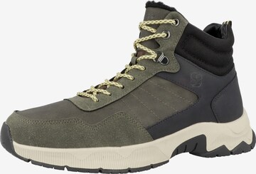 s.Oliver Lace-Up Boots in Grey: front