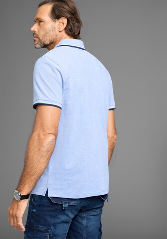 H.I.S EM Poloshirt in Blau