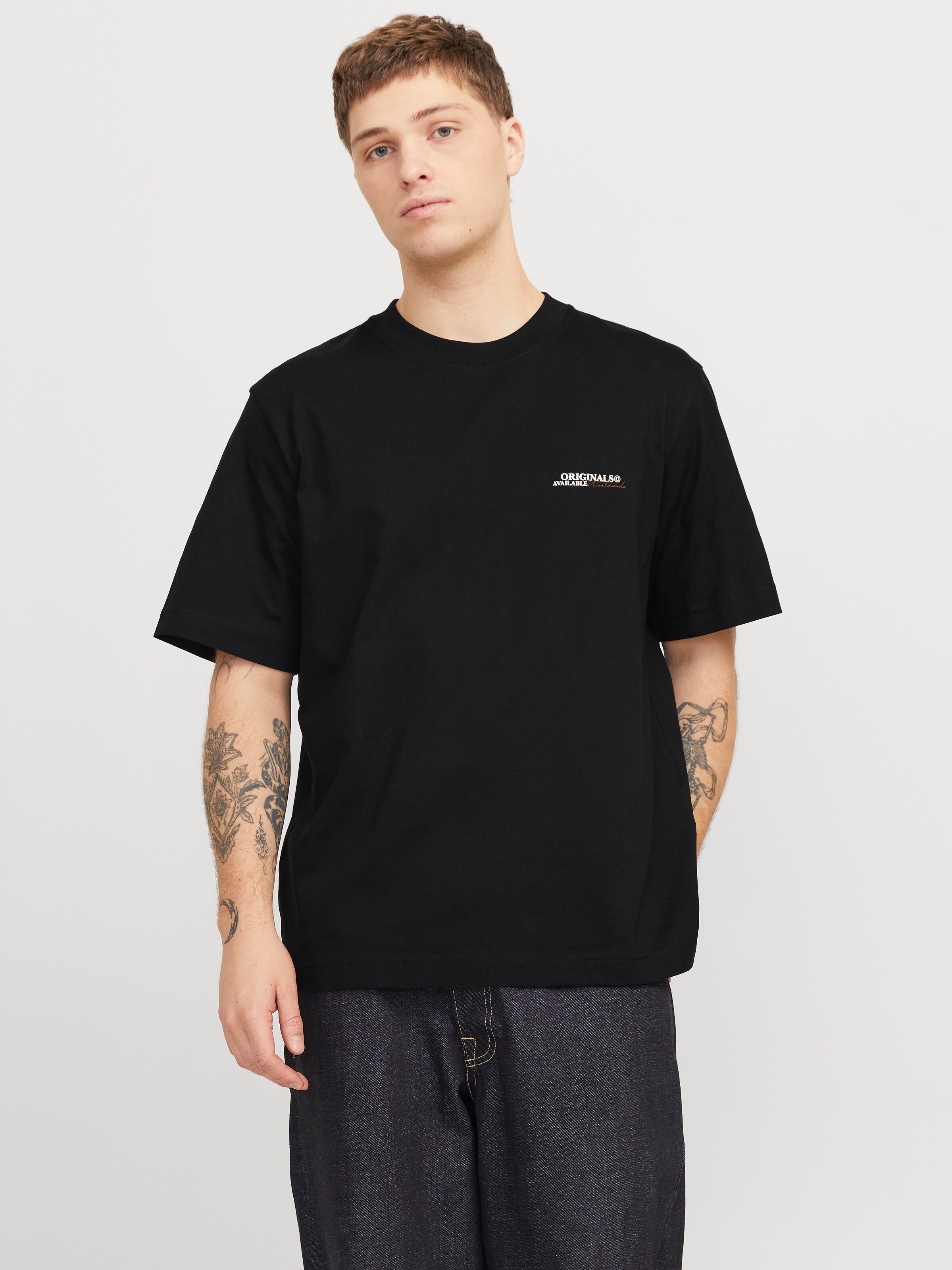 JACK & JONES Tricou 'JORIslington' pe Negru | ABOUT YOU