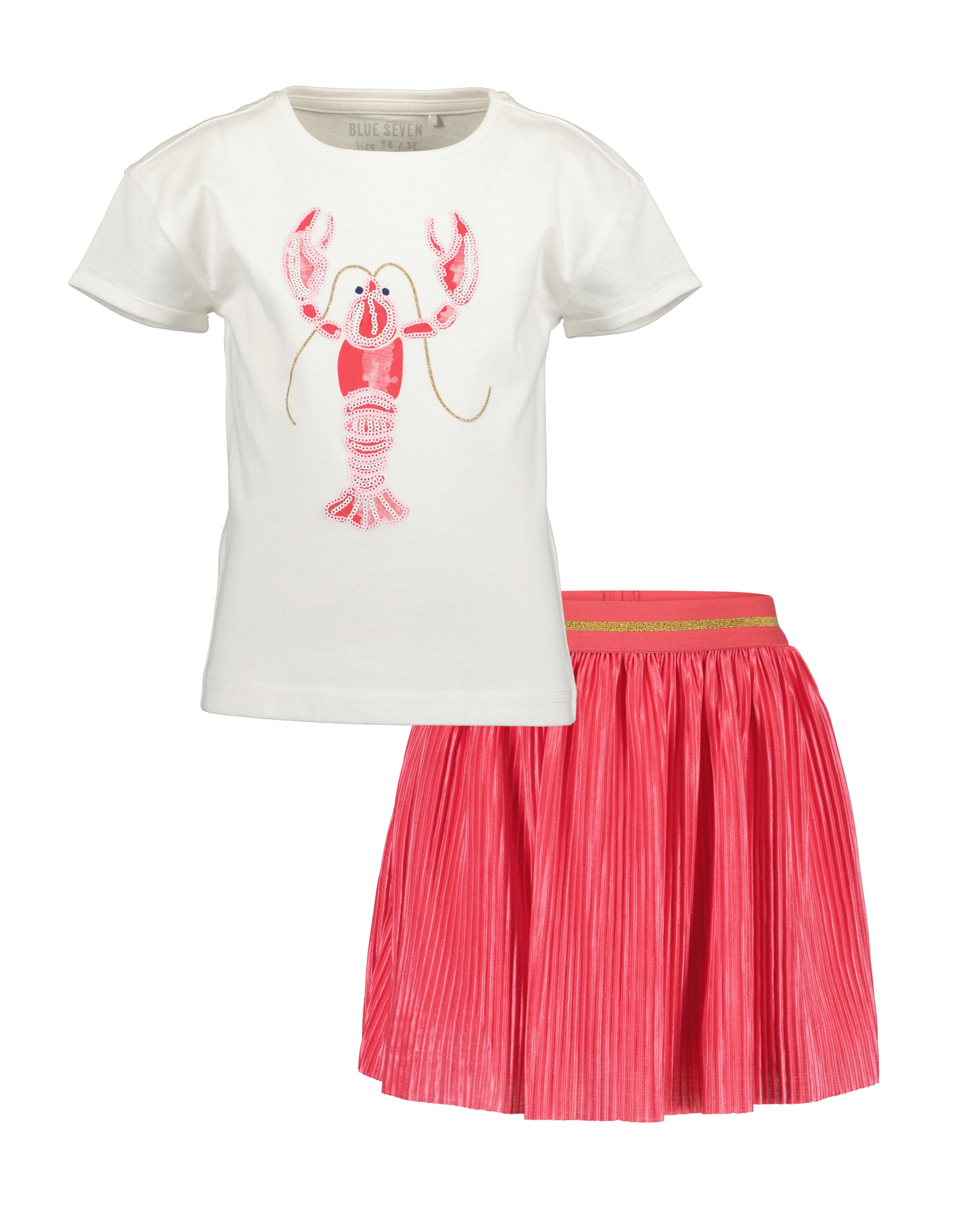 BLUE SEVEN Set in Orange: Vorderseite