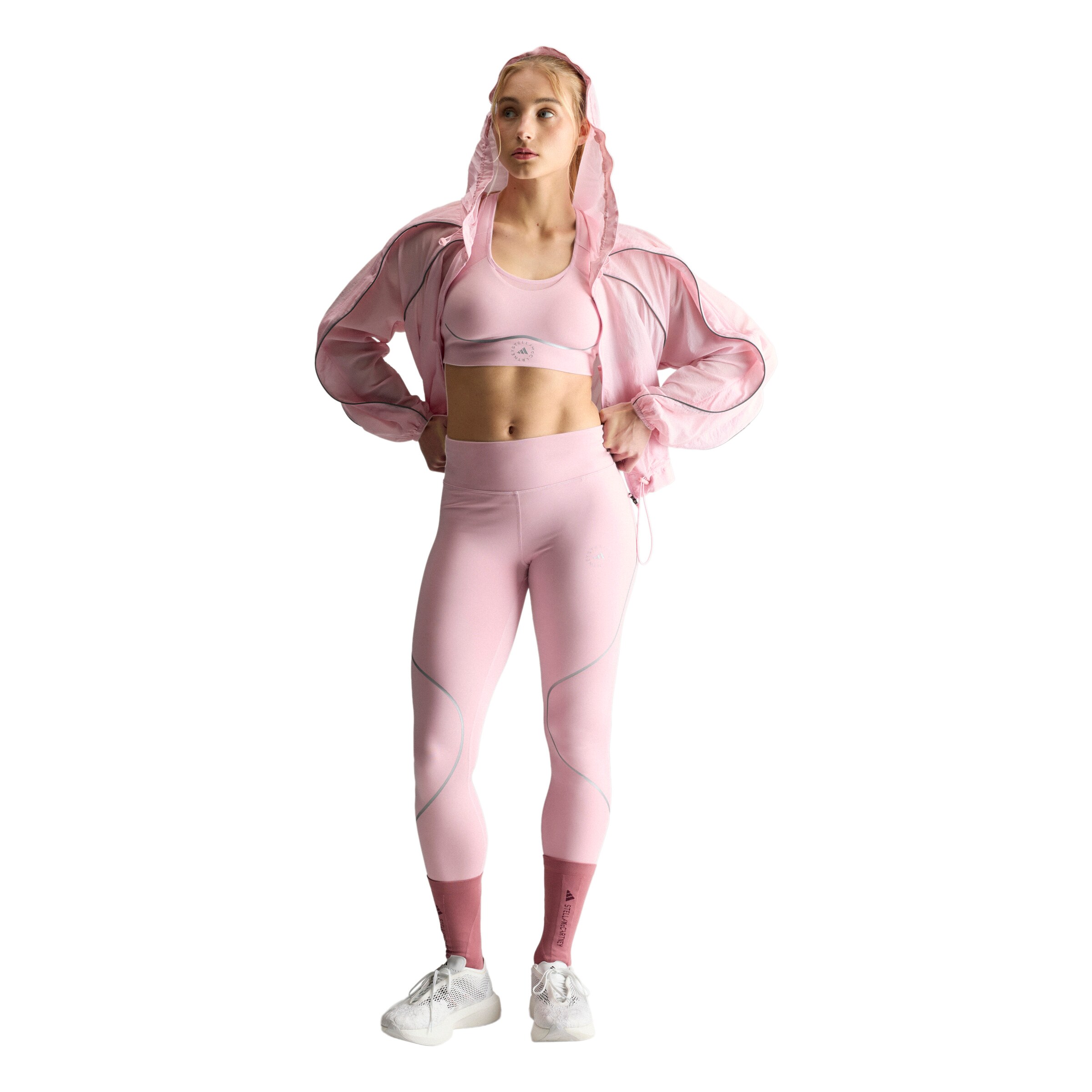 ADIDAS BY STELLA MCCARTNEY Bustier Sport-BH in Pink