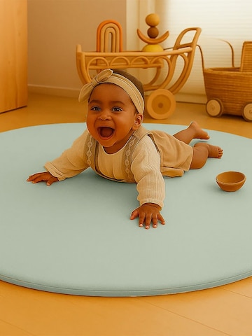 Couverture de bébé PAPATE en vert : devant