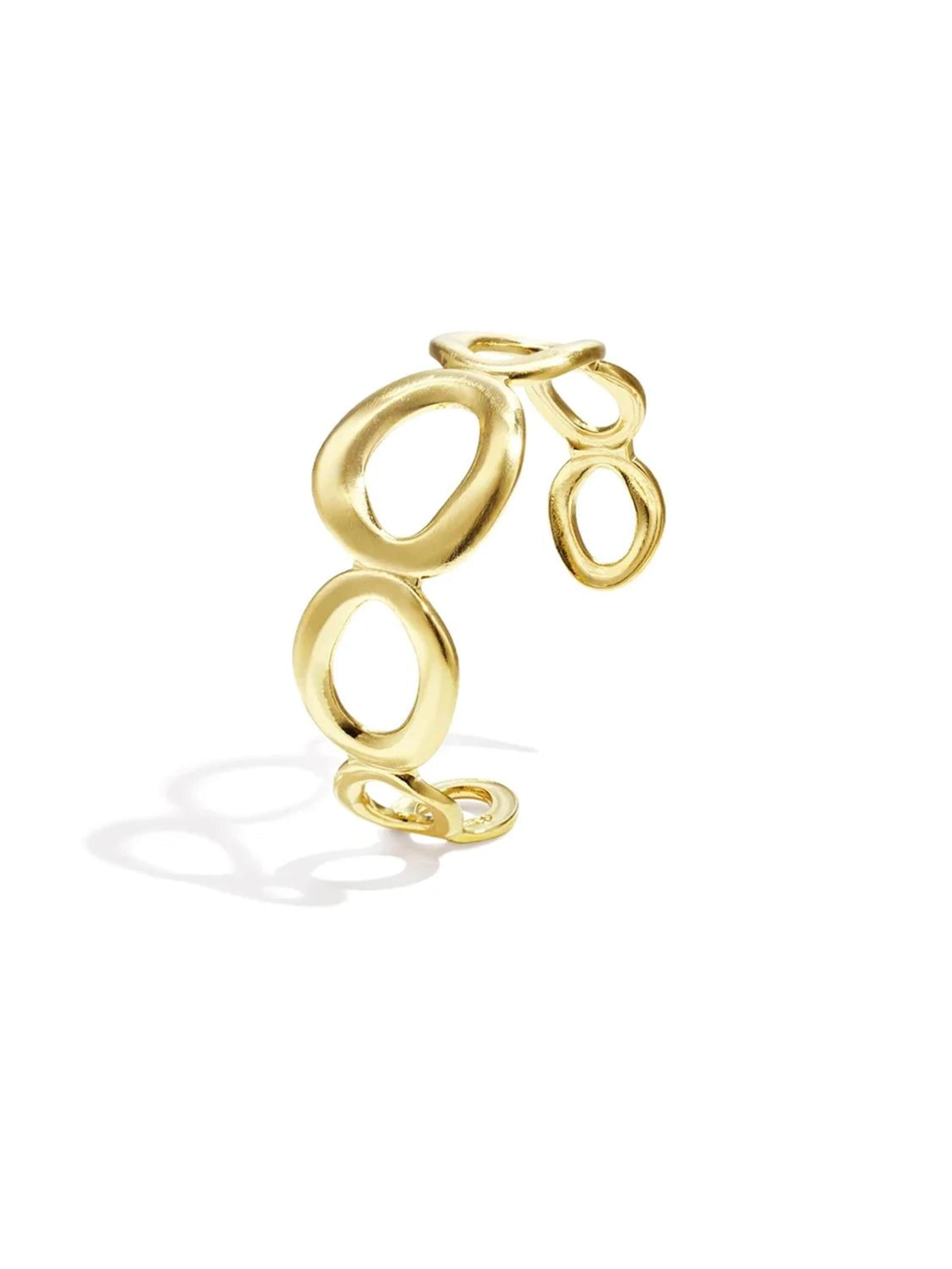 Bracelet 'Scirocco' ETNÉE en or : devant