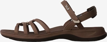 Sandales TEVA en marron : devant