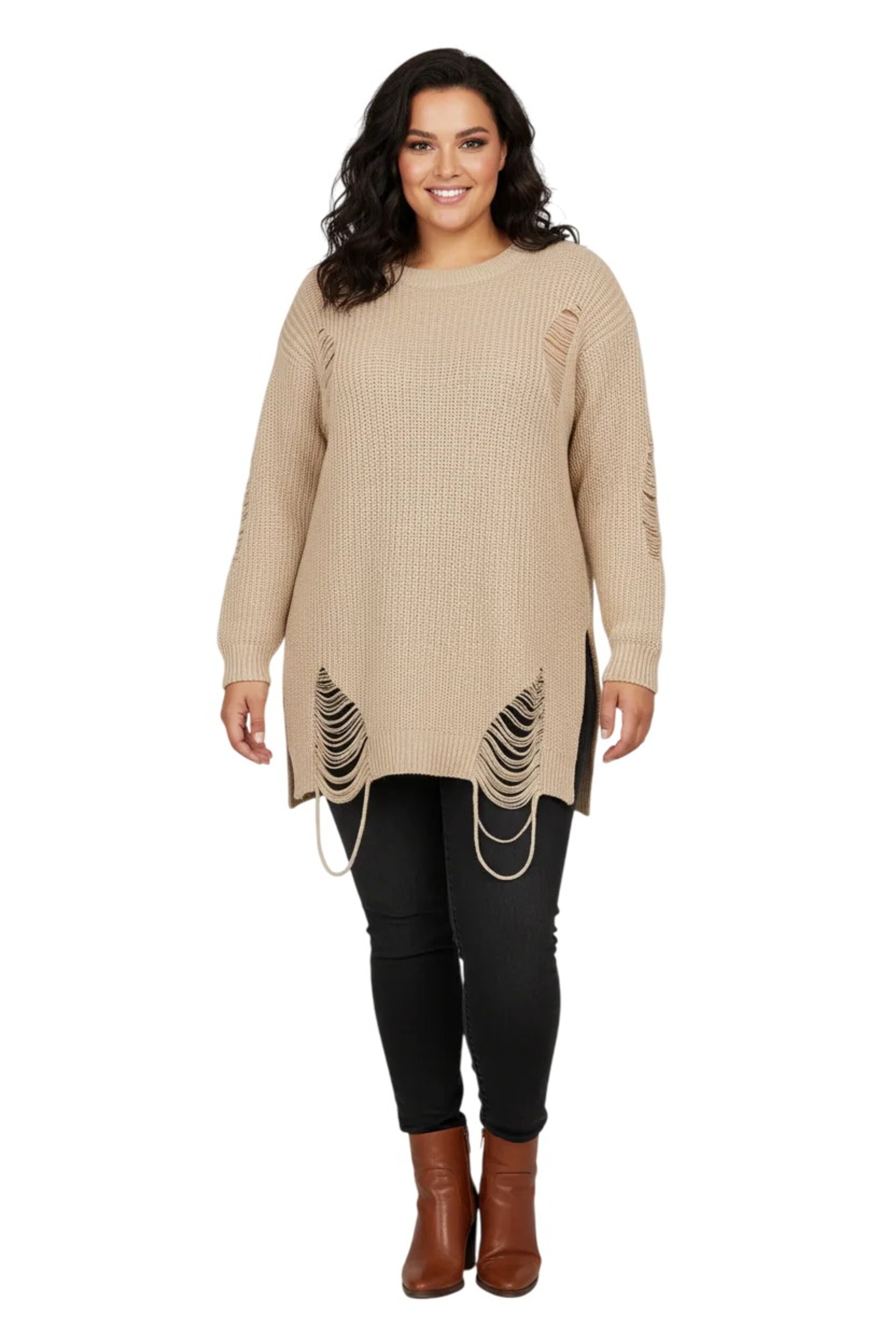 Pull-over Shape Of You en beige