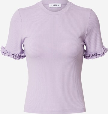 T-shirt 'Peppi' EDITED en violet : devant