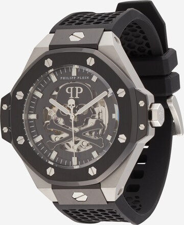 juoda Philipp Plein Analoginis (įprasto dizaino) laikrodis: priekis