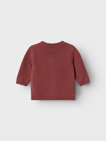 NAME IT Knit Cardigan 'OSINE' in Red