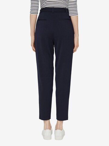 ESPRIT Tapered Pleat-Front Pants in Blue