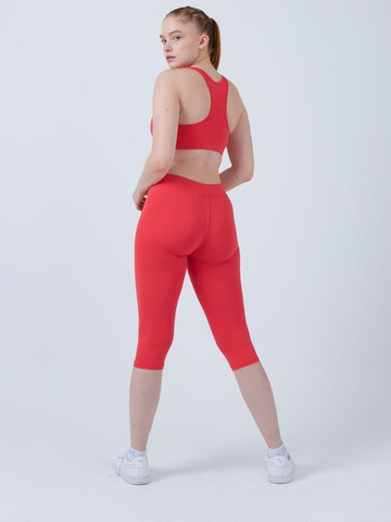 SPORTKIND Skinny Leggings '3/4 Leggings'‌‌‌‌‌ in Orange