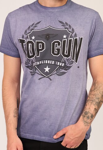 TOP GUN Shirt in Purple