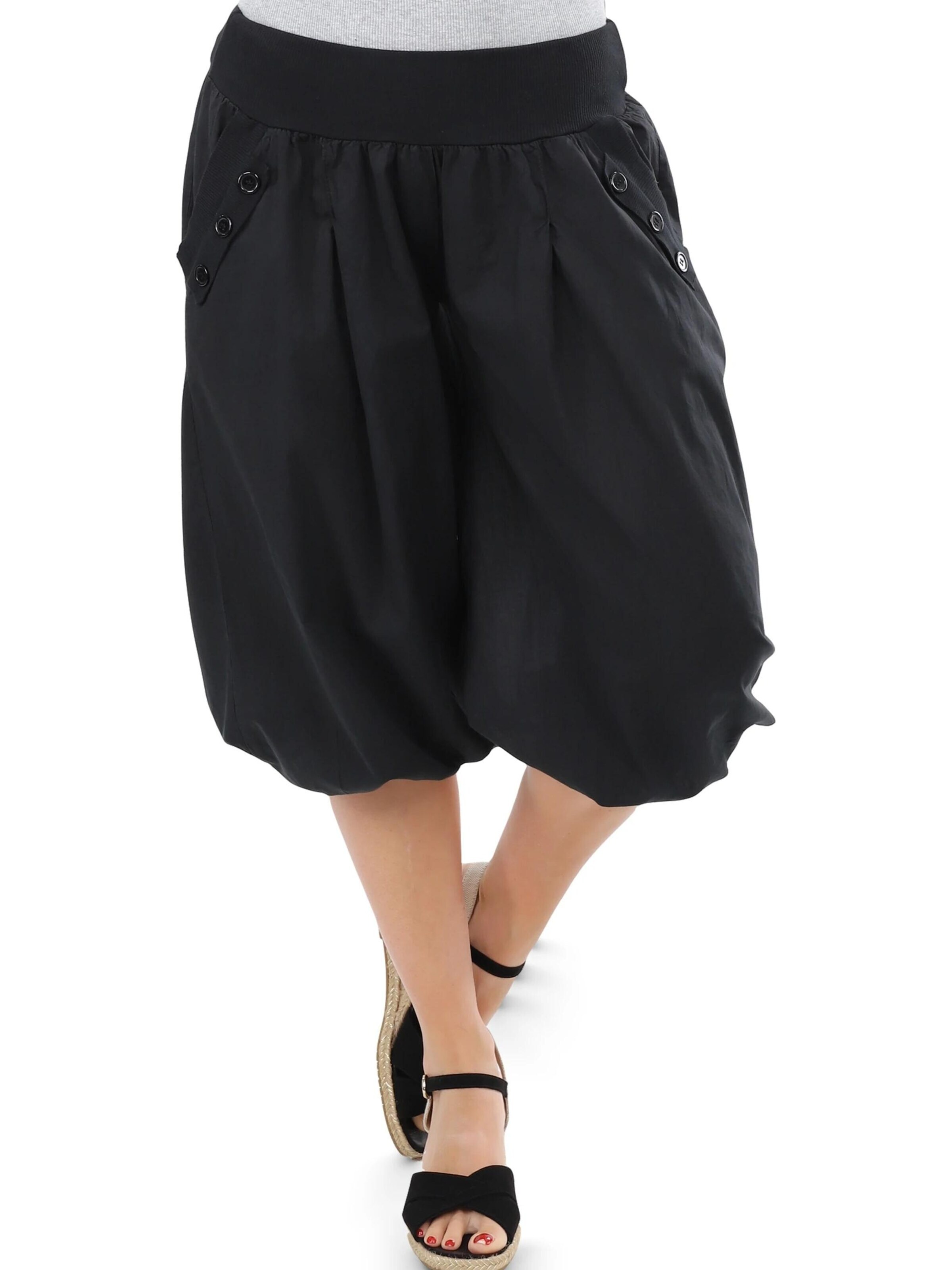 malito more than fashion Loose fit Harem Pants in Black