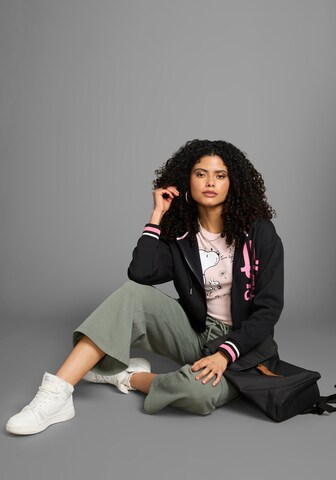KangaROOS Sweatjacke in Schwarz