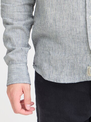 BLEND Regular fit Button Up Shirt ' BHBobby Shirt stripe ' in Blue