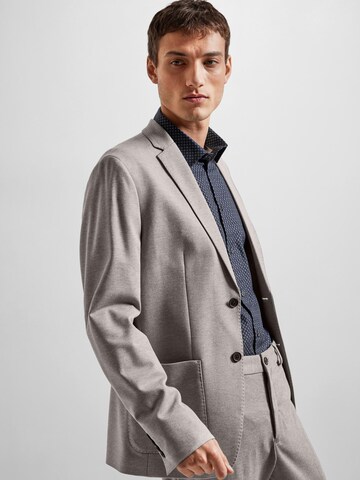 pelēks SELECTED HOMME Slim fit Klasiska žakete 'Delon'